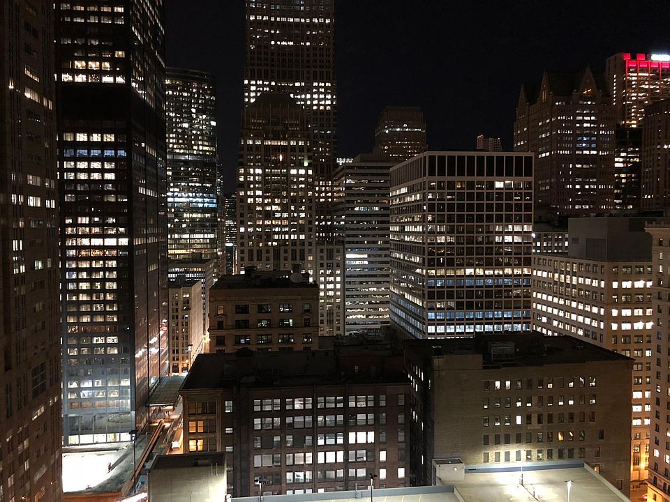 Night city view