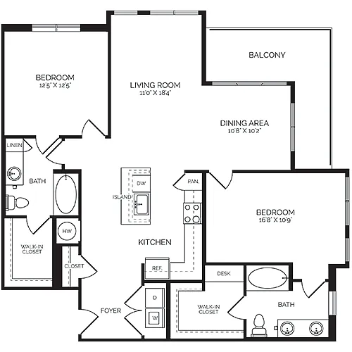 Floor plan B3