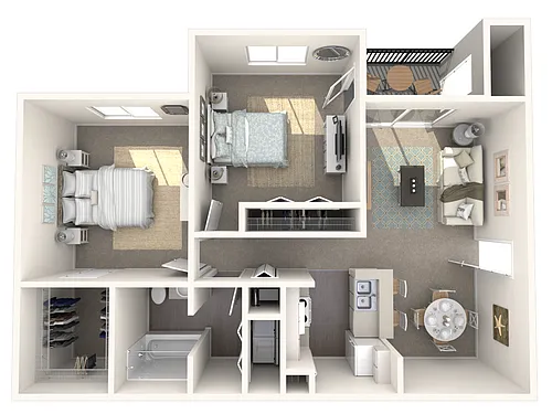 Floor plan Miami Blue