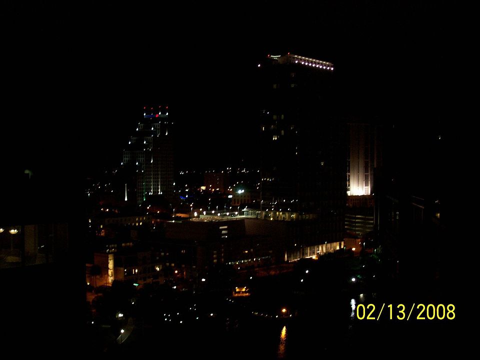 view from balcony
