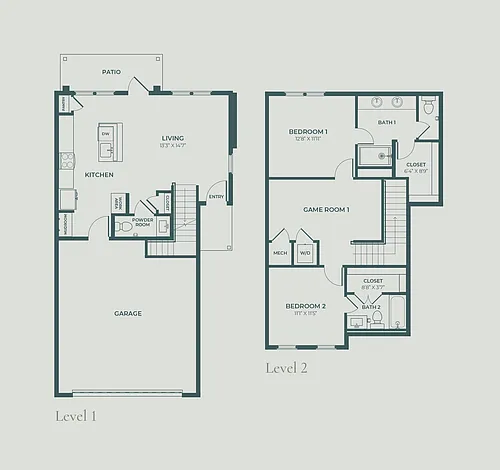 Floor plan TH-2B