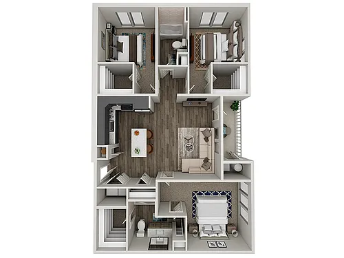 Floor plan 3X2-1301
