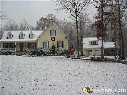 House and garage from driveway