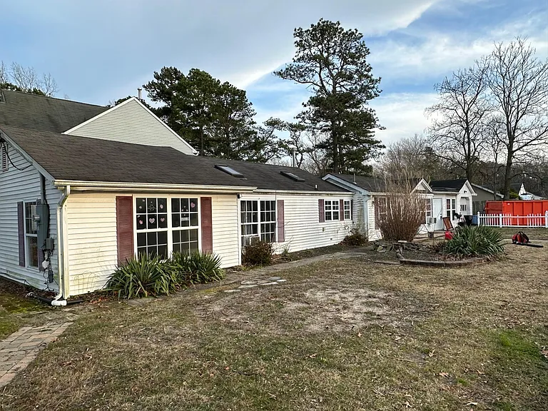 front of the house