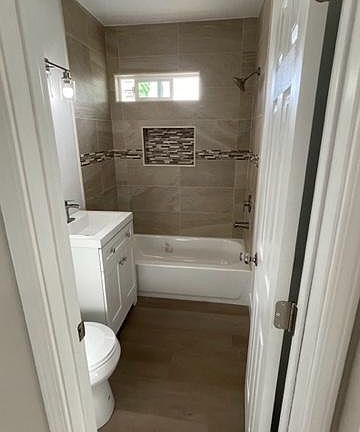 Brand new second bathroom. New everything with beautiful tile.