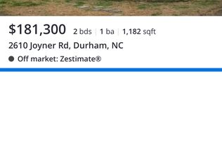 2610 Joyner Rd, Durham, NC 27704