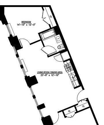2nd image of 15 Park Row APT 7C