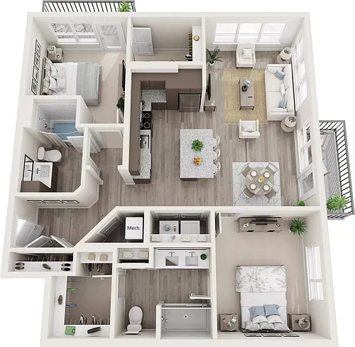 Floor plan Seychelle