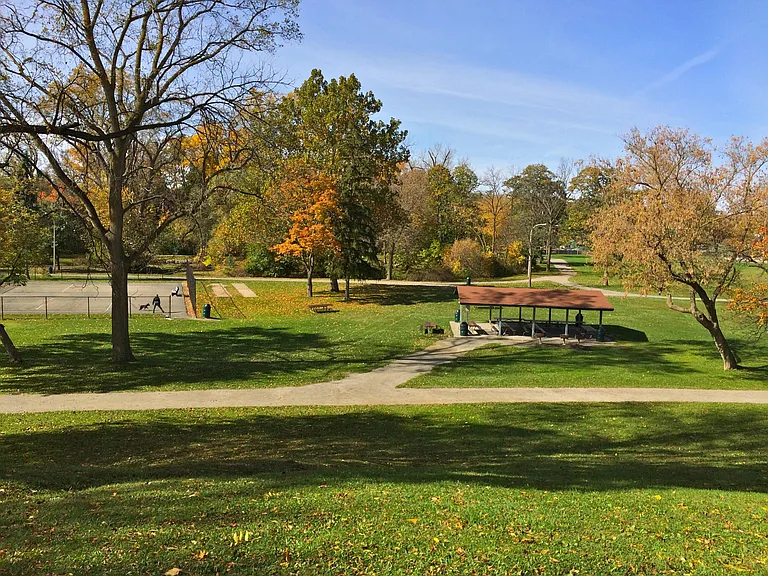 Walking distance to the park.