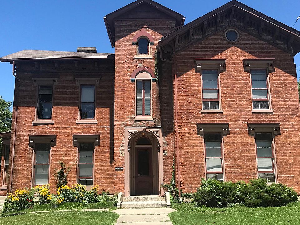 Outside of building (6 units inside each apartment has their own entry door). Off street parking, security lighting.
