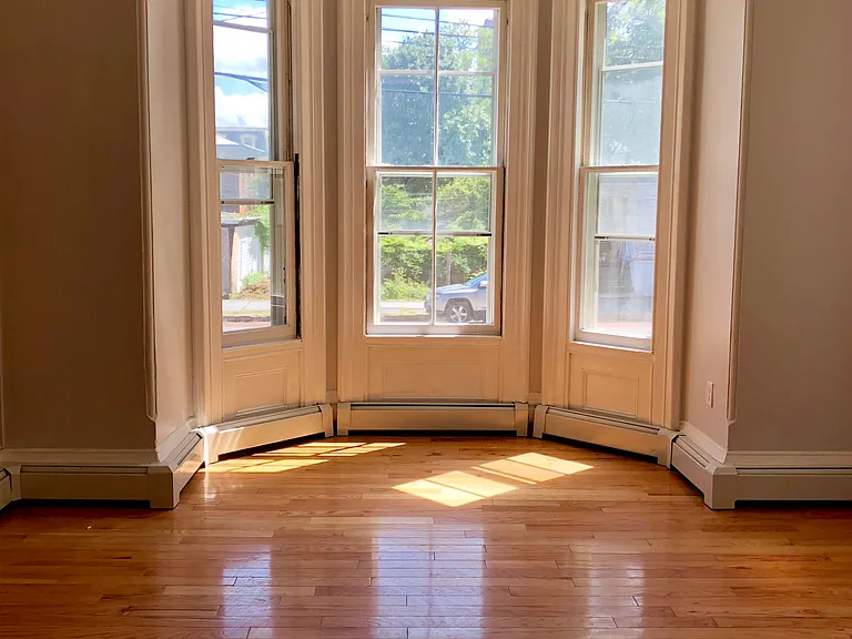 Living room bay window