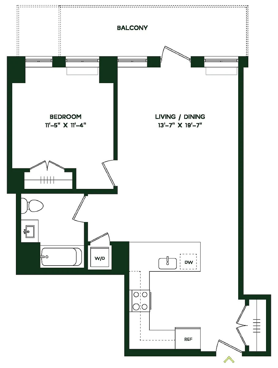 Floor plan A10W