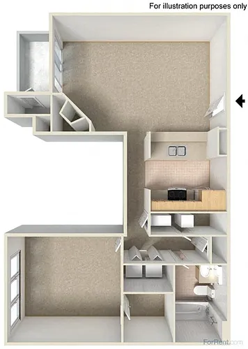 Floor plan Victoria - Modern