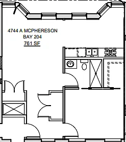 Floor plan 4744 McPherson