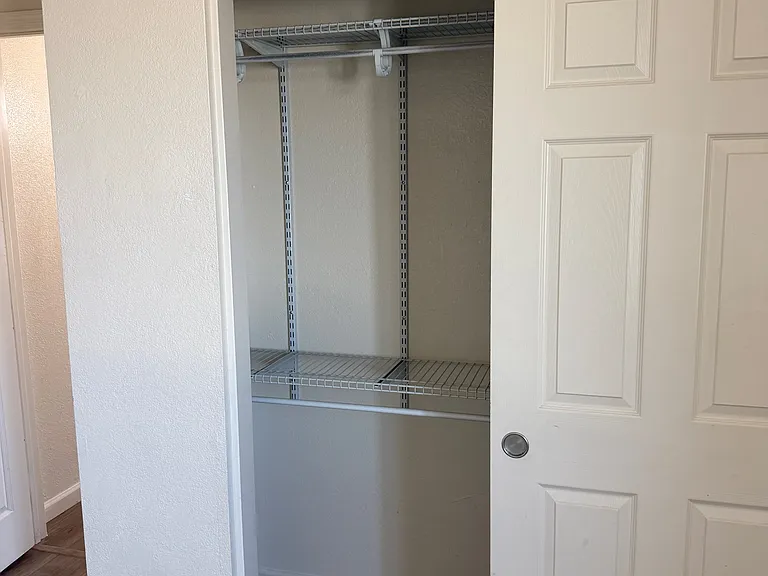 Closet with organizer