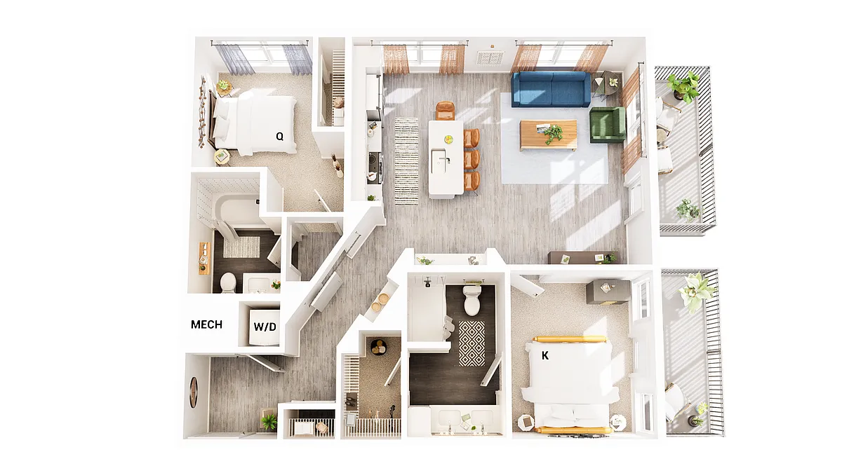Floor plan B2