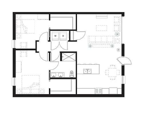 Floor plan K