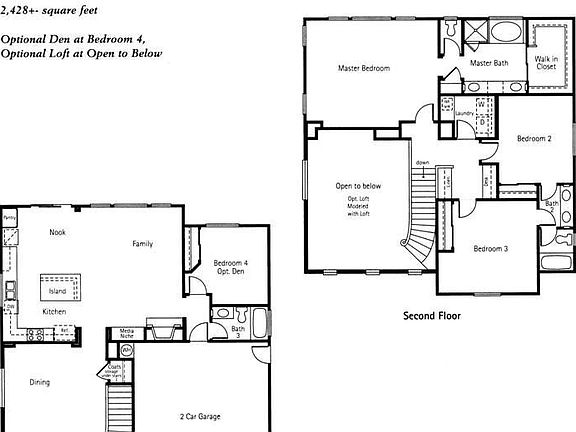 floor plan w/ loft 2800 sq ft