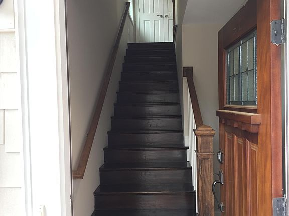 Private entrance and stairway