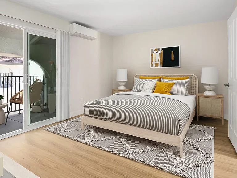 Bedroom with Hard Surface Flooring