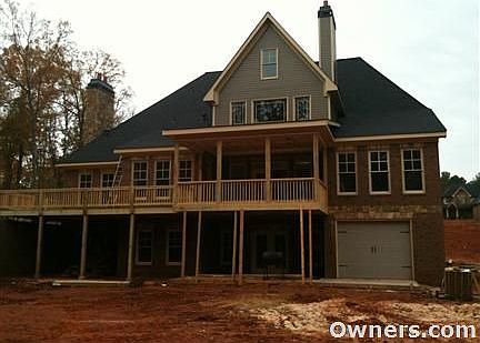 Rear view of home