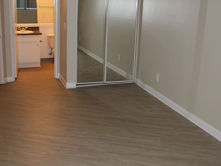 bedroom with bathroom