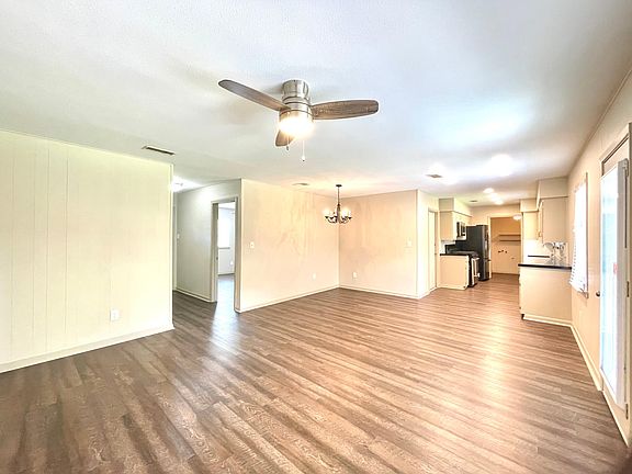 Large living room and breakfast area