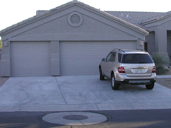 Driveway and Garages