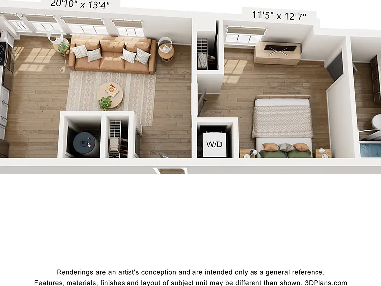 1BR Type T 1BR Type T