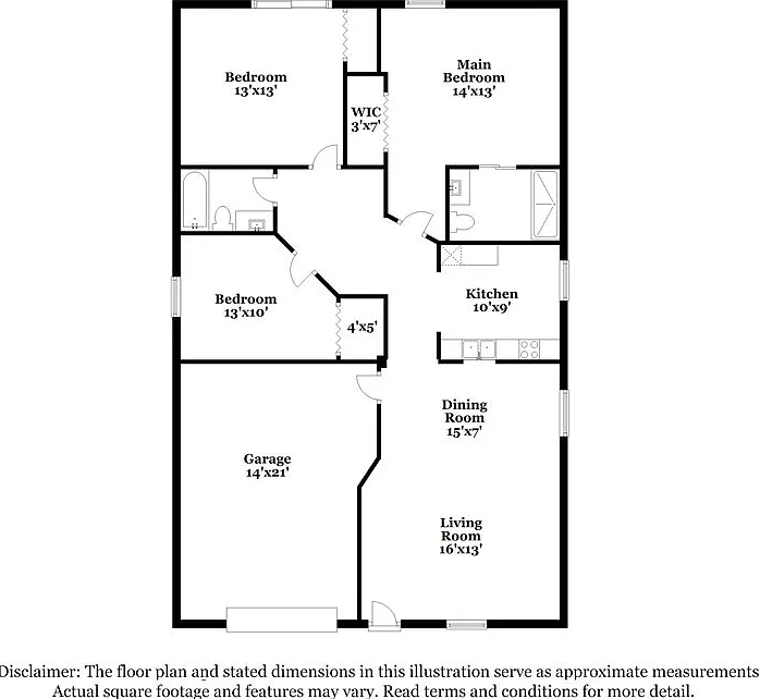 3 bed, 2.0 bath, 1261 sqft, $1,875 — Photo 2