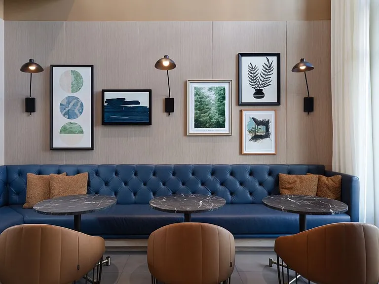 Clubroom seating area