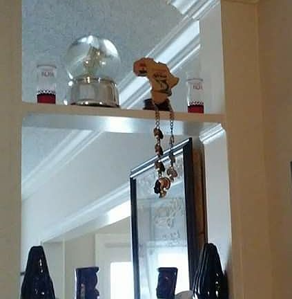 1 of 2 Decorative Shelving