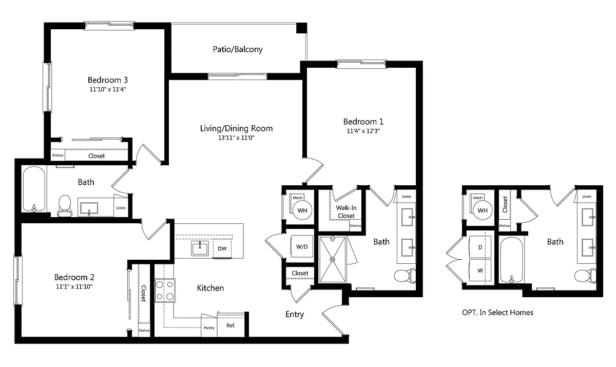 Floor plan C1