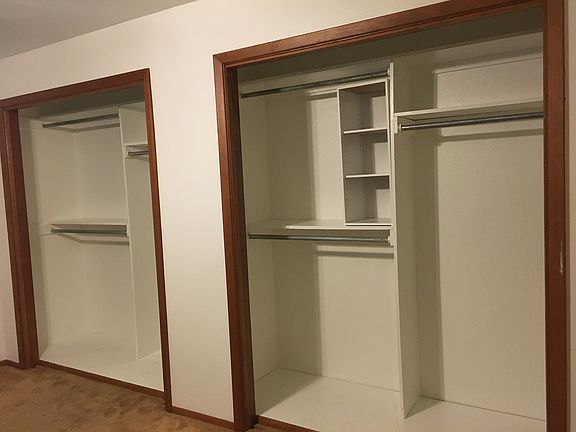 Spacious closets