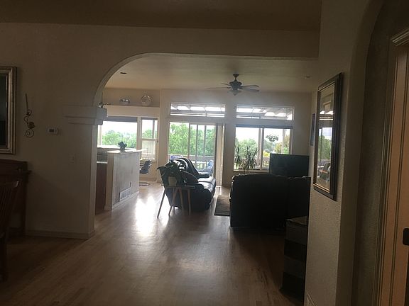 from front door thru back