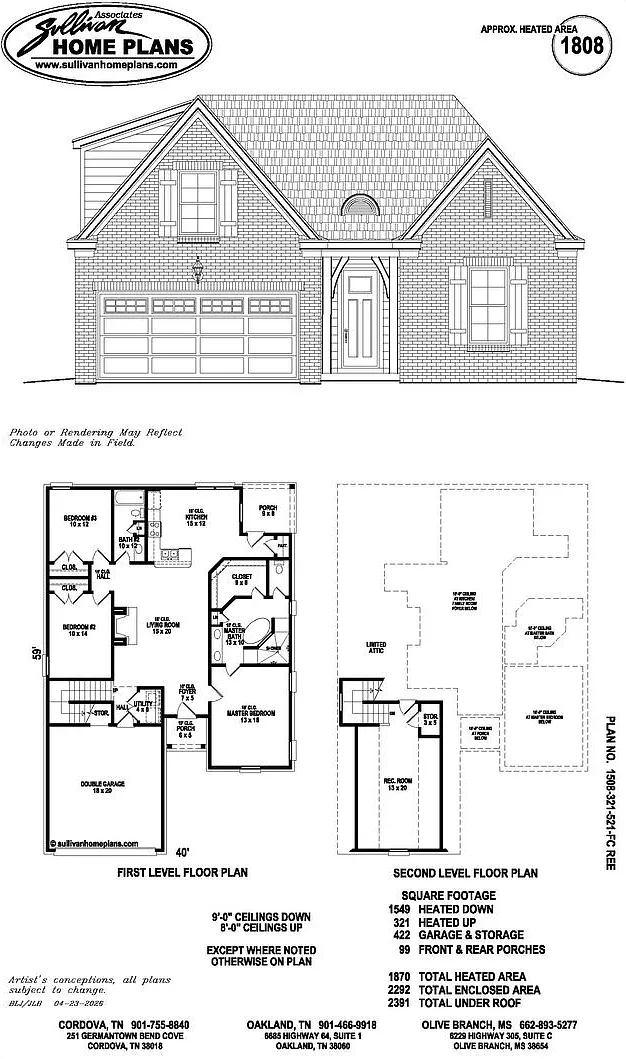 1862 Tallahassee Cordova, TN 38016 New Construction - First Full Month's rent Free — Photo 1
