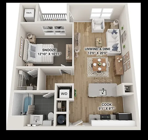 Floor plan DuPont