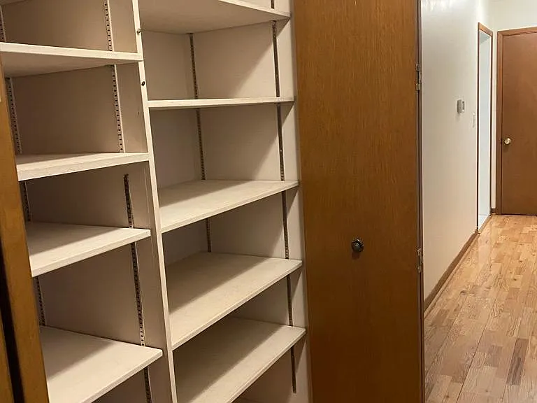 Hallway storage closet