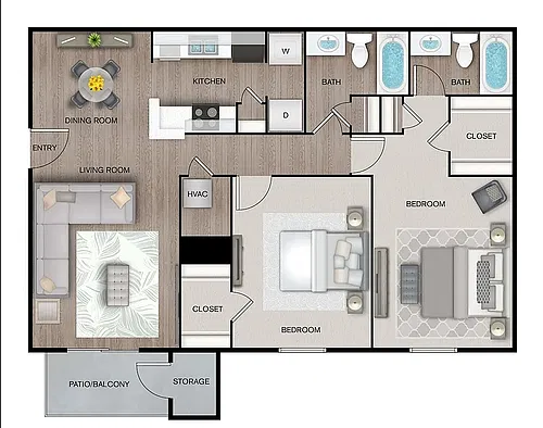 Floor plan The Willow