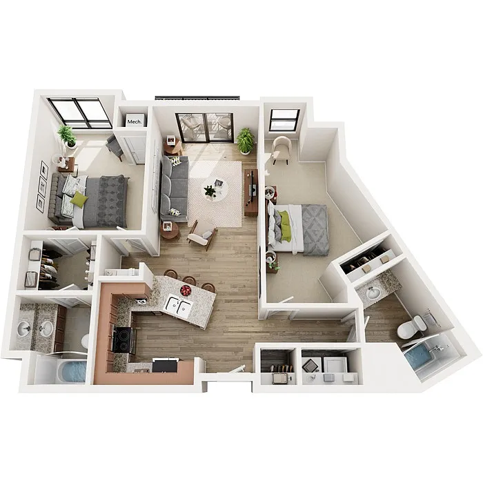 Floor plan B3