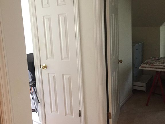 Entry Hall, Living room to the left. Bedroom straight on. Door to closet.