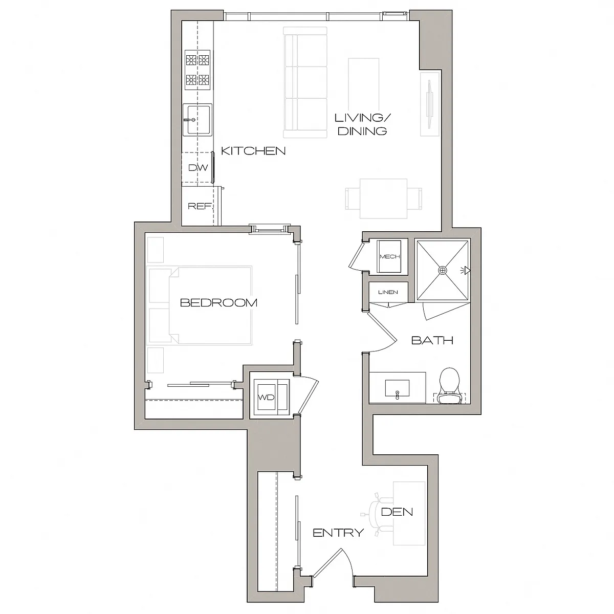Floor plan A1U