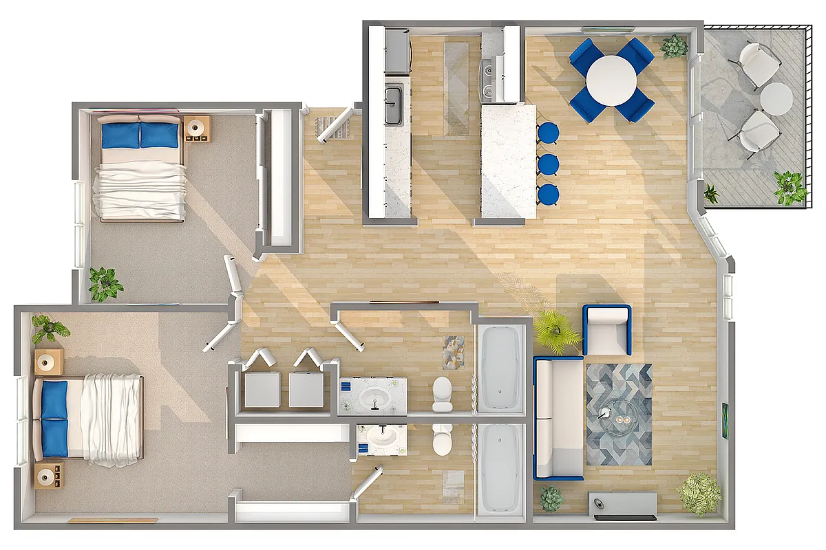Floor plan B2