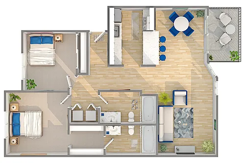 Floor plan B2