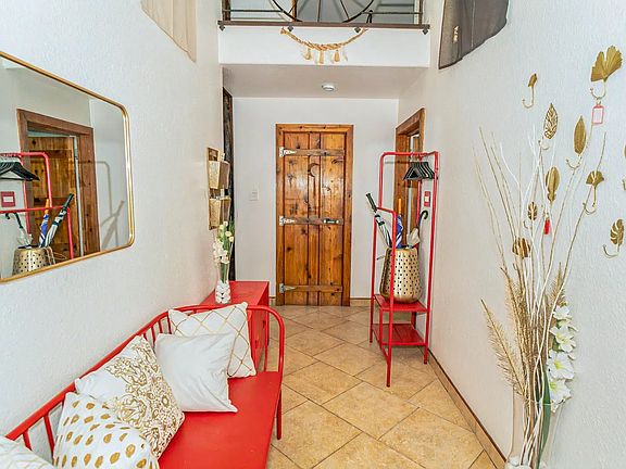 Entryway with guest bath