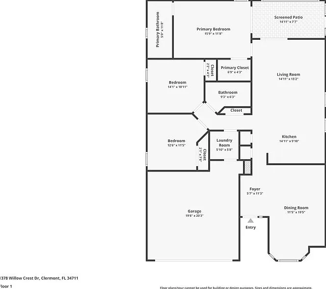 3 bed, 2.0 bath, 1520 sqft, $2,150 — Photo 2