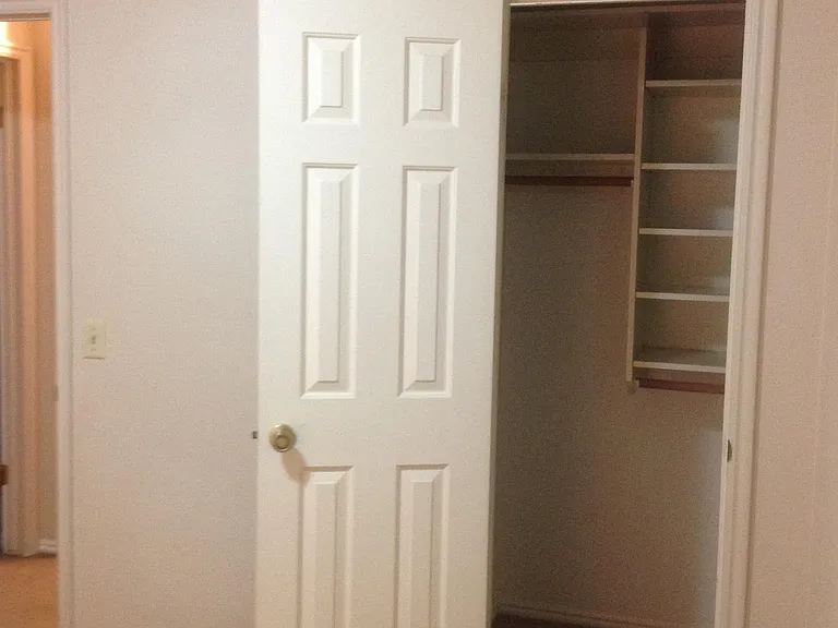 Custom shelving in closet