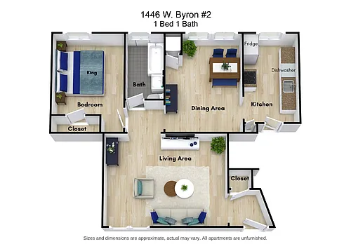Floor plan 1 Bed