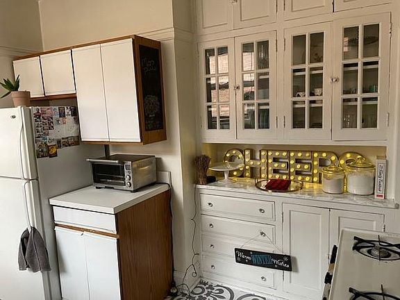 Built-in hutch in Kitchen