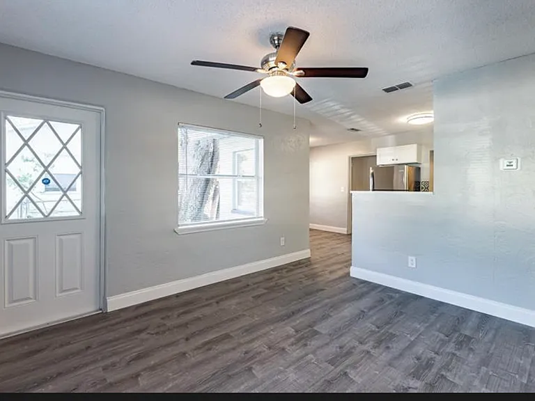 Living Room and view into dining area